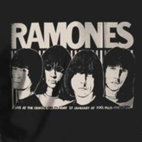 Ramones Odeon Poster Rock Band Music Fan Gift Graphic Punk Concert T-Shirt 159 - Picture 2 of 5